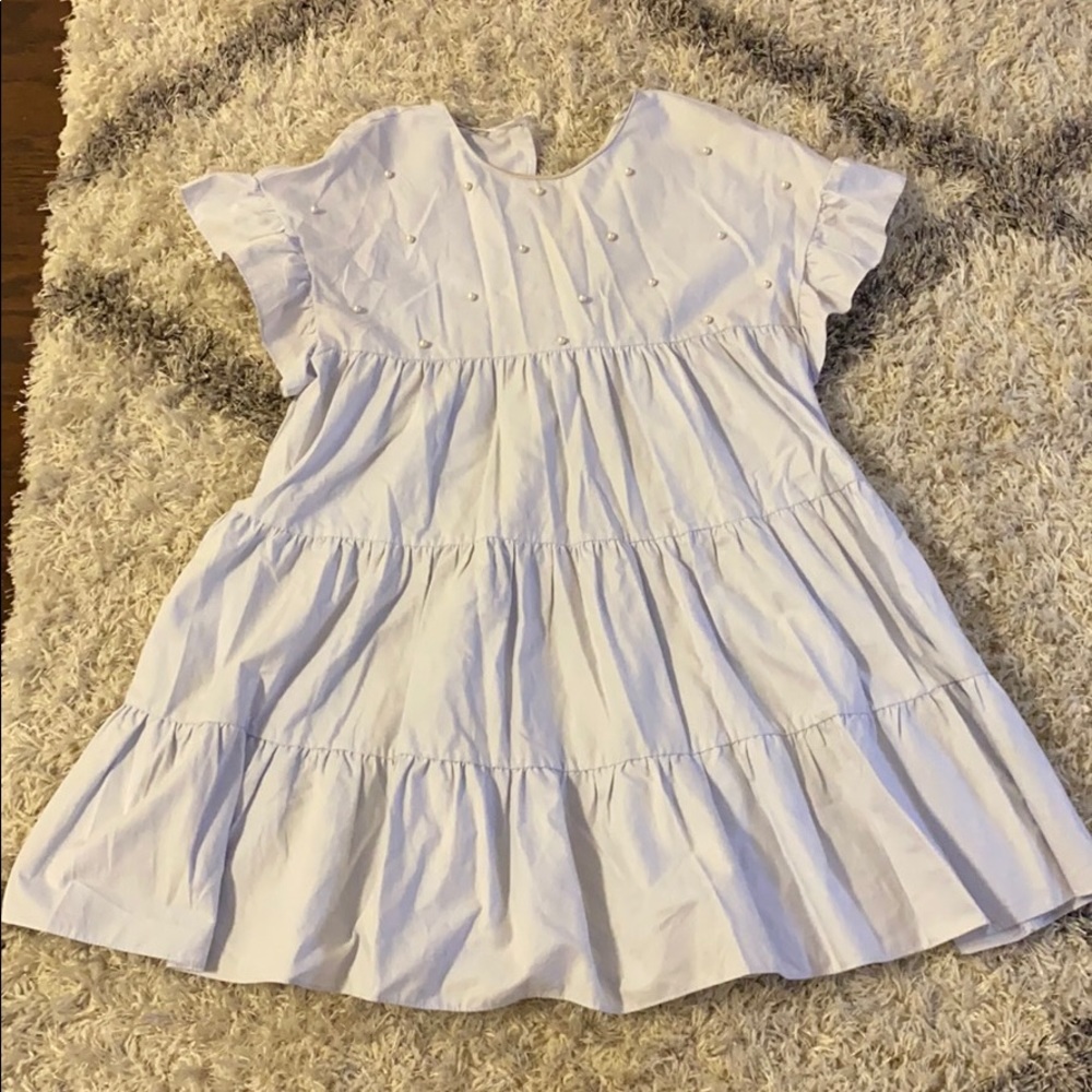 Zara babydoll dress with pearl details